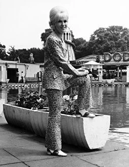 00054 Gallery: Dusty Springfield the pop singer in her natty trouser suit