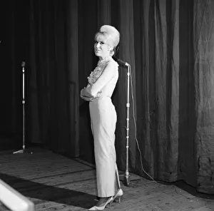 Dusty Springfield, popular English singer, on stage at The Gaumont Theatre, Doncaster Dusty Springfield, popular English singer, on stage at The Gaumont Theatre, Doncaster