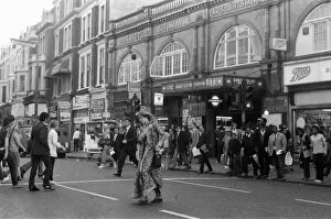 Images Dated 11th September 1971: Earls Court Station, Earls Court, London, 11th September 1971