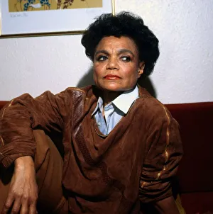 Eartha Kitt American pop singer October 1984 Eartha Kitt American pop singer October 1984