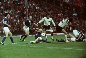 Images Dated 22nd June 1974: East Germany v West Germany World Cup 1974 football