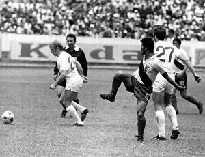 Ecuador v England 1970 World Cup warm up match in Quito, Ecuador