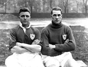 Eddie A Hapgood and Dan Lewis Arsenal Footballers 1930 Eddie A Hapgood and Dan Lewis Arsenal Footballers 1930