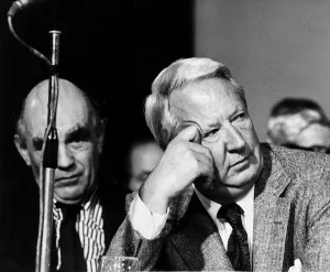 00155 Gallery: Edward Ted Heath former Prime Minister at the Conservative Party conference in 1976
