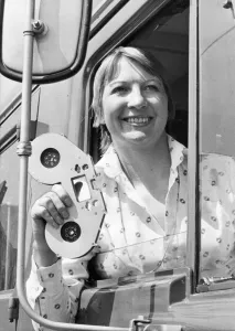 00074 Gallery: Eileen Vale of the research department, Tyne Wear Fire Service
