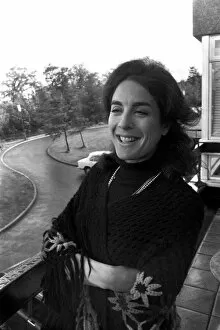 Images Dated 30th May 1972: Eleanor Bron relaxes before appearing at the City Hall with John Amis