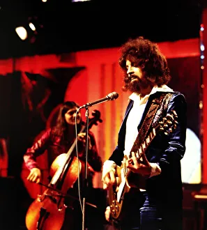 Images Dated 14th June 1974: Electric Light Orchestra - Pop Group seen here during rehearsals for the BBC