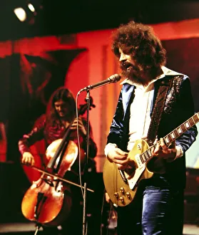 Images Dated 14th June 1974: Electric Light Orchestra - Pop Group seen here during rehearsals for the BBC