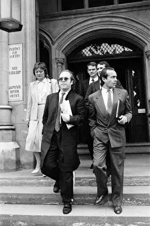 Elton John with Bernie Taupin at the High Court in London Elton John with Bernie Taupin at the High Court in London
