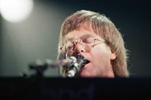 Images Dated 30th June 1992: Elton John performing at the National Indoor Arena, Birmingham during The One Tour