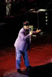 Images Dated 3rd November 1989: Elton John performs live in concert