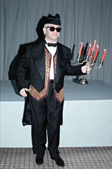 Images Dated 23rd March 1989: Elton John pictured in Paris where he is performing during his Reg Strikes Back Tour