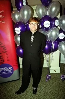 Images Dated 28th May 1998: Elton John Singer June 1998 At the Ivor Novello Awards 1998 at the Grosvenor House