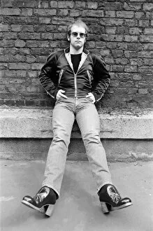 Elton John, singer and songwriter. 26th May 1972