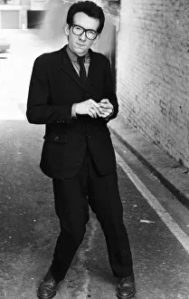 Elvis Costello, the newest sensation on the music scene, pictured 10th August 1977 Elvis Costello, the newest sensation on the music scene, pictured 10th August 1977