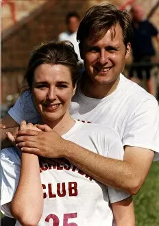 Emma Cunningham Actress with actor Gary Webster who plays Ray in Minder Emma plays Rays