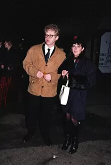 Images Dated 8th January 1996: Emma freud and richard curtis leave angus deytons 40th Birthday party at