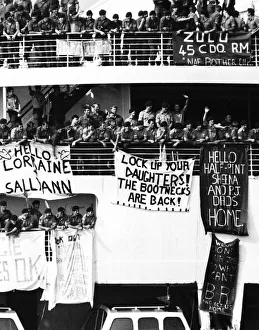 End of Falklands War brought the return of the Canberra into Southampton docks where End of Falklands War brought the return of the Canberra into Southampton docks where