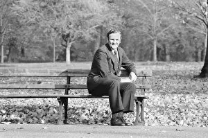 Images Dated 31st October 1974: England Football Manager Don Revie seen here taking the air in Kensington Gardens
