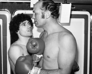 England footballer Kevin Keegan with former British boxer Henry Cooper England footballer Kevin Keegan with former British boxer Henry Cooper