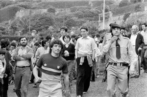 England footballer Kevin Keegan at the team hotel during the 1982 World Cup Finals in England footballer Kevin Keegan at the team hotel during the 1982 World Cup Finals in