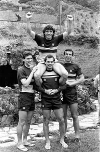 England footballers at the team hotel during the 1982 World Cup Finals in Spain England footballers at the team hotel during the 1982 World Cup Finals in Spain