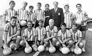 England manager Bobby Robson gave these Sky Blues kids an official seal of approval at