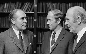 England manager Sir Alf Ramsey (left) Manchester United
