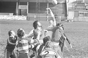 England Rugby Union team seen here in training in Coventry. 25 February 1979 England Rugby Union team seen here in training in Coventry. 25 February 1979