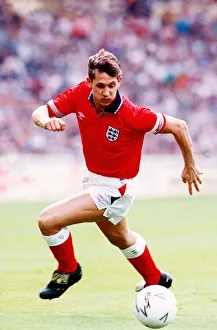 England striker Gary Lineker playing for England aganist Argentina May 1991 England striker Gary Lineker playing for England aganist Argentina May 1991
