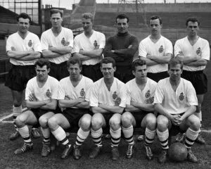 The England Team line up for a group photograph at Burnden Park before the start of a The England Team line up for a group photograph at Burnden Park before the start of a