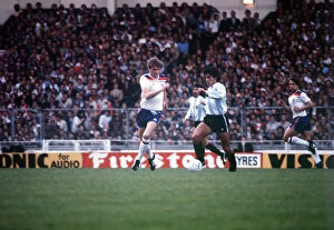 Images Dated 13th May 1980: England v Argentina May 1980 Phil Neal Diego Maradona MSI