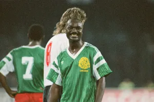 Images Dated 1st July 1990: England v Cameroon World Cup Quarter Final match at the Stadio San Paolo, Naples, Italy