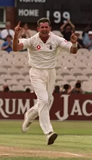 Images Dated 6th August 1999: England v New Zealand Cricket Third Test August 1999 Andy Caddick the England Bowler