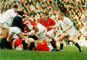 England v Wales Five Nations Rugby Union match at Twickenham. 7th March 1992 England v Wales Five Nations Rugby Union match at Twickenham. 7th March 1992