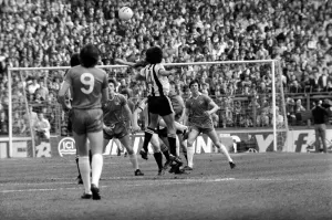 English Division 2 football. Chelsea 1 v. Notts County 0. April 1980 LF03-01-134 English Division 2 football. Chelsea 1 v. Notts County 0. April 1980 LF03-01-134