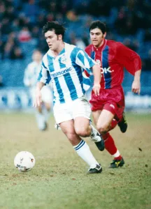 English League Division One match at the Alfred McAlpine Stadium. Huddersfield Town A.F.C English League Division One match at the Alfred McAlpine Stadium. Huddersfield Town A.F.C