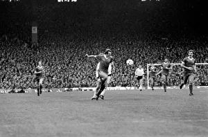 English League Division One match at Anfield. Liverpool 0 v Manchester United 0 English League Division One match at Anfield. Liverpool 0 v Manchester United 0