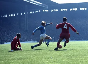 English League Division One match at Anfield. Liverpool 2 v Manchester City 1 English League Division One match at Anfield. Liverpool 2 v Manchester City 1