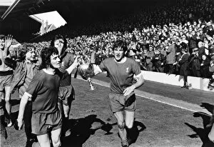 Images Dated 29th April 1973: English League Division One match at Anfield Liverpool 0 v