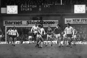 Images Dated 30th January 1982: English League Division One match at Goodison Park. Everton 1 v Tottenham Hotspur 1