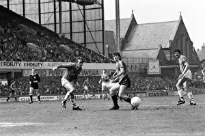 English League Division One match at Goodison Park. Everton 1 v Manchester United