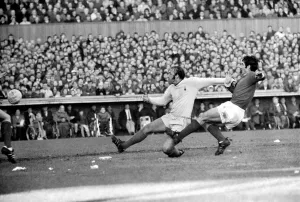 English League Division One match at Highfield Road Coventry City 1 v Manchester English League Division One match at Highfield Road Coventry City 1 v Manchester