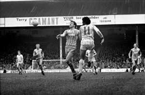 Images Dated 24th March 1984: English League Division Two match at Maine Road. Manchester City 2 v Cardiff City 1