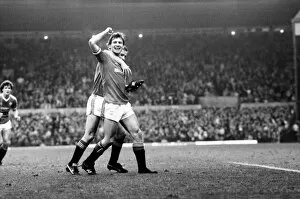 Images Dated 17th March 1984: English League Division One match at Old Trafford. Manchester United 4 v Arsenal 0