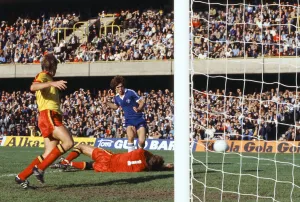 English League Division Two match at Stamford Bridge. Chelsea 2 v Watford 0 English League Division Two match at Stamford Bridge. Chelsea 2 v Watford 0