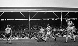 Images Dated 27th September 1970: English League Division match Stoke City v Arsenal Stoke forward Burrows