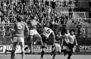 English League Division Two match at The Valley. Charlton Athletic 1 v Watford 1 English League Division Two match at The Valley. Charlton Athletic 1 v Watford 1