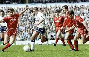 Images Dated 4th May 1991: English League Division One match at White Hart Lane Tottenham Hostpur 1 v Nottingham