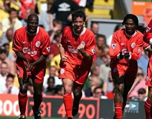 Images Dated 28th August 1999: English Premier League match at Anfield. Liverpool 2 v Arsenal 0